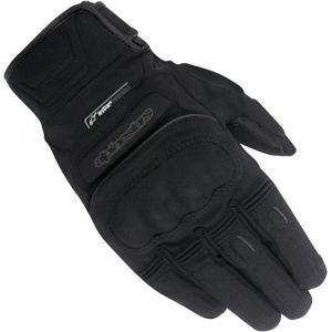 מוטו ישראל כפפות לאופנוע ALPINESTARS C-10 Drystar Performance Black Gloves
